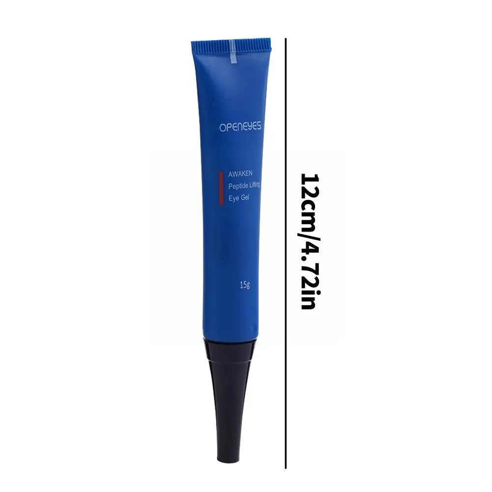 15G Openeyes Awaken Peptide Lifting Eye Gel Men Eye Cream Moisturizing under Eye Cream Fade Dark Circles and Puffiness Fine Line